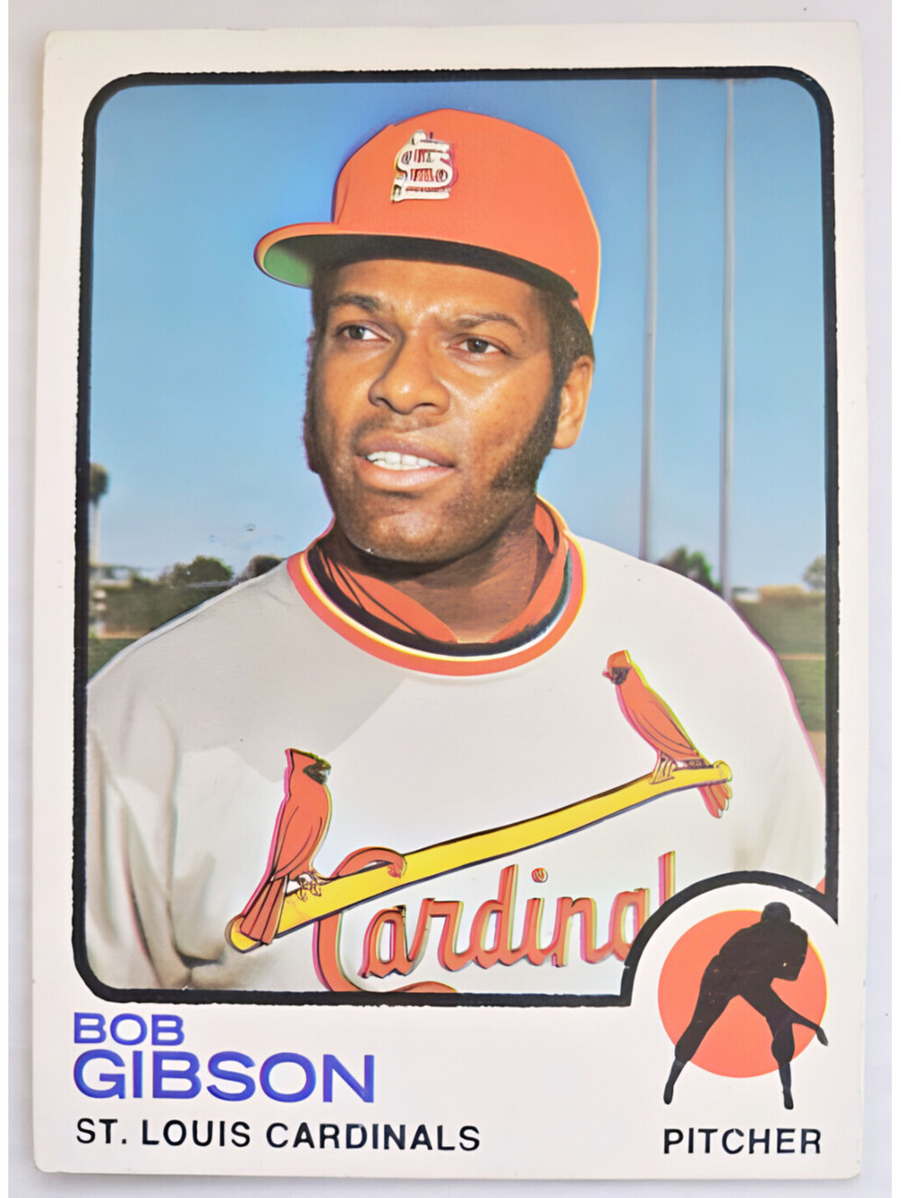 1973 Topps Bob Gibson #190 St. Louis Cardinals Hall of Fame Baseball Card